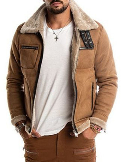 Vermont Shearling Jacket In Camel