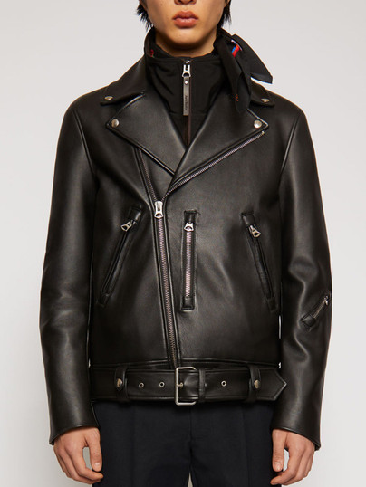 Black Dashing biker Leather jacket