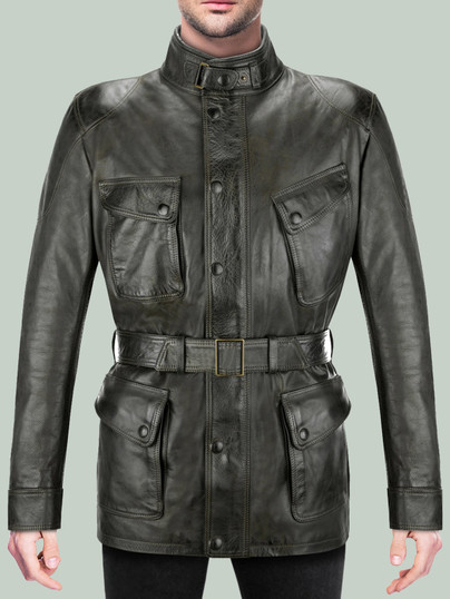 Men's Black Donington Leather Jacket Men's Black Donington Leather Jacket