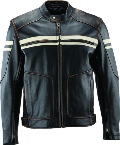 River Road Hoodlum Vintage Leather Jacket