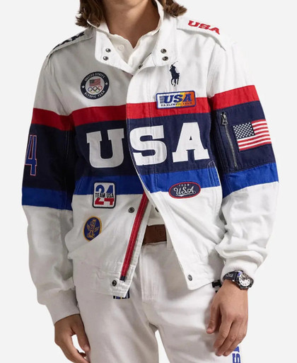 Lady Gaga Olympics 2024 Paris Team Jacket Lady Gaga Olympics 2024 Paris Team Jacket