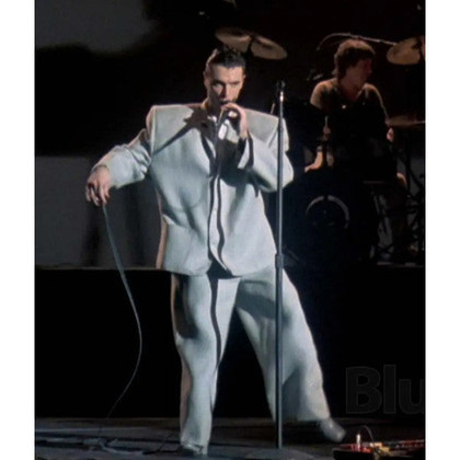 Stop Making Sense David Byrne Big Grey Cotton Suit