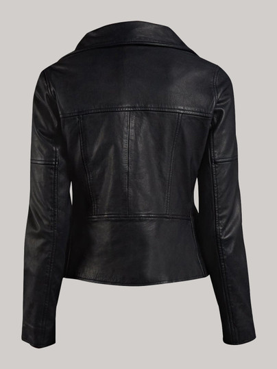 Men Black Leather Shirt Jacket.com