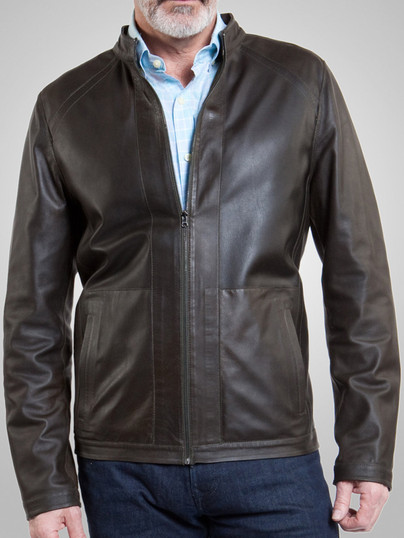 Mens Stylish Brown Leather Jacket Mens Stylish Brown Leather Jacket