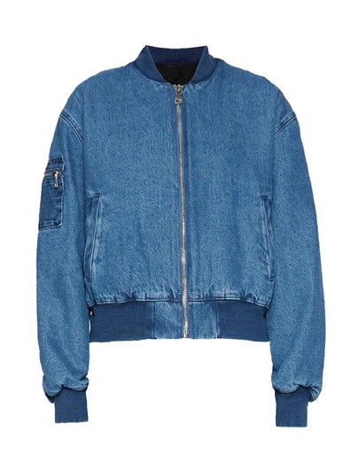 Kristen Bell Nobody Wants This Denim Bomber Blue Jacket