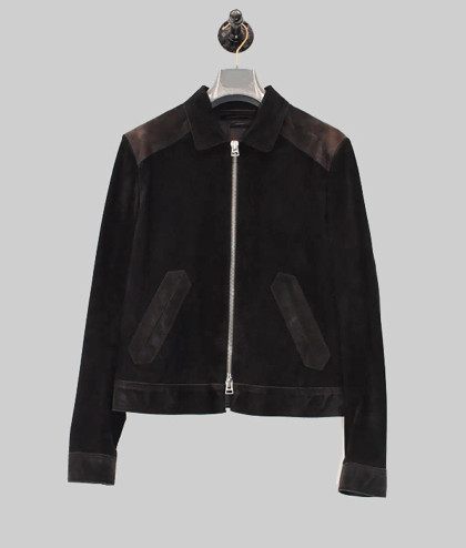 F1 Grand Prix Brad Pitt Black Suede Jacket 1 F1 Grand Prix Brad Pitt Black Suede Jacket 1