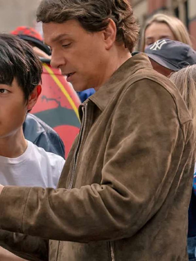 Ralph Macchio Karate Kid Legends Brown Jacket Ralph Macchio Karate Kid Legends Brown Jacket