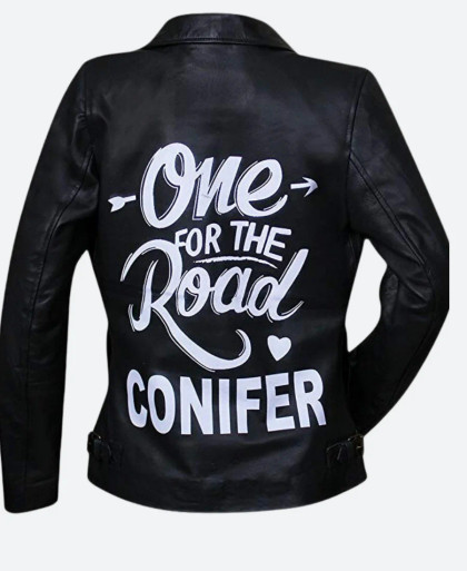 Alex Turner One For The Road Conifer Leather Jacket back image Alex Turner One For The Road Conifer Leather Jacket back image