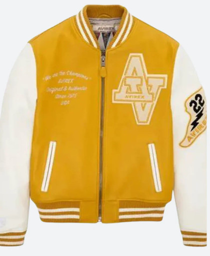 Avirex Vintage Wildcat Letterman Jacket front image Avirex Vintage Wildcat Letterman Jacket front image