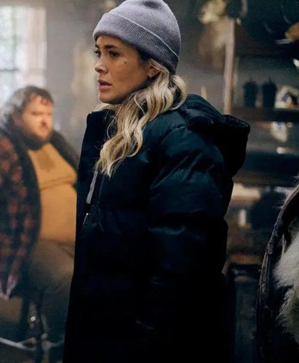 Melissa Roxburgh The Hunting Party Rebecca Puffer Jacket
