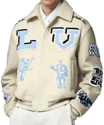 Louis Vuitton's Bugs Varsity Jacket Louis Vuitton's Bugs Varsity Jacket