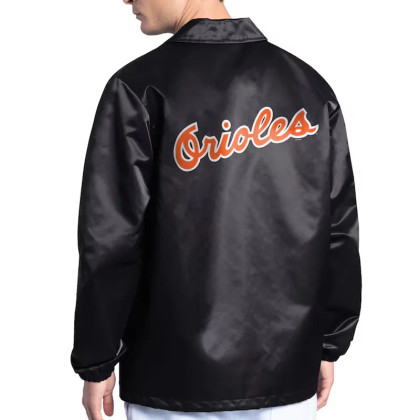 Baltimore Orioles Point Man Coaches Jacket Baltimore Orioles Point Man Coaches Jacket