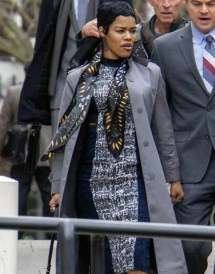 Teyana Taylor One Battle After Another Profidia Grey Coat