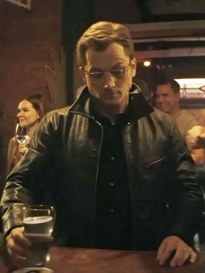 Taron Egerton Smoke Dave Gudsen Black Jacket