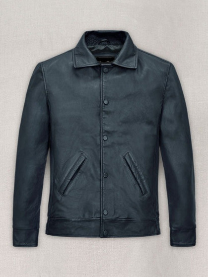 Ryan Gosling Blue Leather jacket