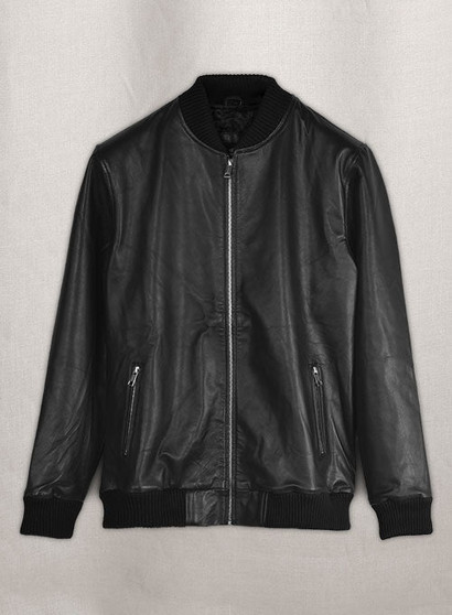 Chris Hemsworth Black Leather Jacket