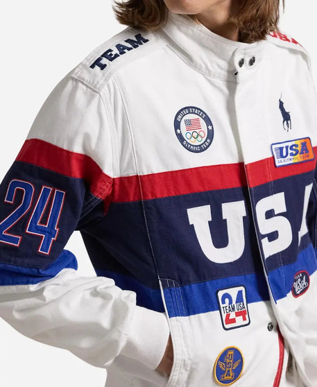 Lady Gaga Olympics 2024 Paris Team Jacket