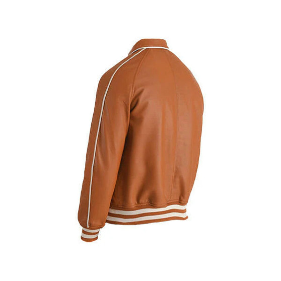Men's Leather Varsity Jacket