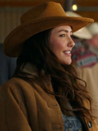 Minka Kelly Ransom Canyon Brown Leather Jacket