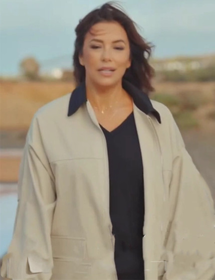 Eva Longoria Searching for Spain Beige Jacket