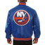 New York Islanders Real Leather Varsity Jacket