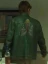 Alberto Olmo Bad Influence  Green Leather Jacket