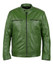Alberto Olmo Bad Influence  Green Leather Jacket