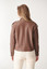 Women Brown Real Sport Leather Jacket Women Brown Real Sport Leather Jacket