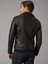 Men Mate Black Leather Jacket