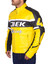 Black & Yellow Biker Real Leather Jacket