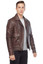 Genuine Leather Plain Brown Coat Genuine Leather Plain Brown Coat
