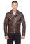 Genuine Leather Plain Brown Coat Genuine Leather Plain Brown Coat