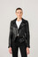 Womens Iconic Black Biker Leather Jacket