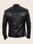 Mens Glorious Deep Black Leather Jacket Mens Glorious Deep Black Leather Jacket