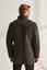Mens Dark Brown Authentic Shearling Leather Coat Mens Dark Brown Authentic Shearling Leather Coat