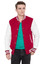 Mens Casual Red and White Varsity Jacket Mens Casual Red and White Varsity Jacket