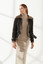 Women's Choco Brown Shearling Leather Jacket
