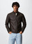 Men's Coco Brown Biker Leather Jacket