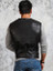 Black Real Leather Vest For Mens