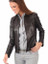 Women’s Real Leather Dark Brown Biker Jacket