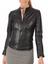 Women’s Casual Black Motercycle Jacket