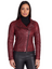 Women’s Faux Leather Red Biker Jacket Women’s Faux Leather Red Biker Jacket
