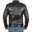 Men's Black Belted Collar Genuine Leather Biker Jacket Men's Black Belted Collar Genuine Leather Biker Jacket