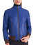 Womens Blue Genuine Leather Bomber Jacket