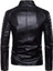 Men's Straight Fit Black Lambskin Leather Jacket