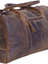 24 Inch Distressed Leather Full Grain Travel Bag