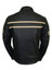 Mens Cafe Racer Black Motorcycle Leather Jacket
