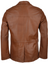 Men's Two Button Real Leather Blazer Coat Men's Two Button Real Leather Blazer Coat