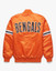 Mens Orange Satin Bengals Starter Varsity Jacket Mens Orange Satin Bengals Starter Varsity Jacket