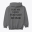 Lonely Ghost Text Me When You Get Home Pullover Hoodie
